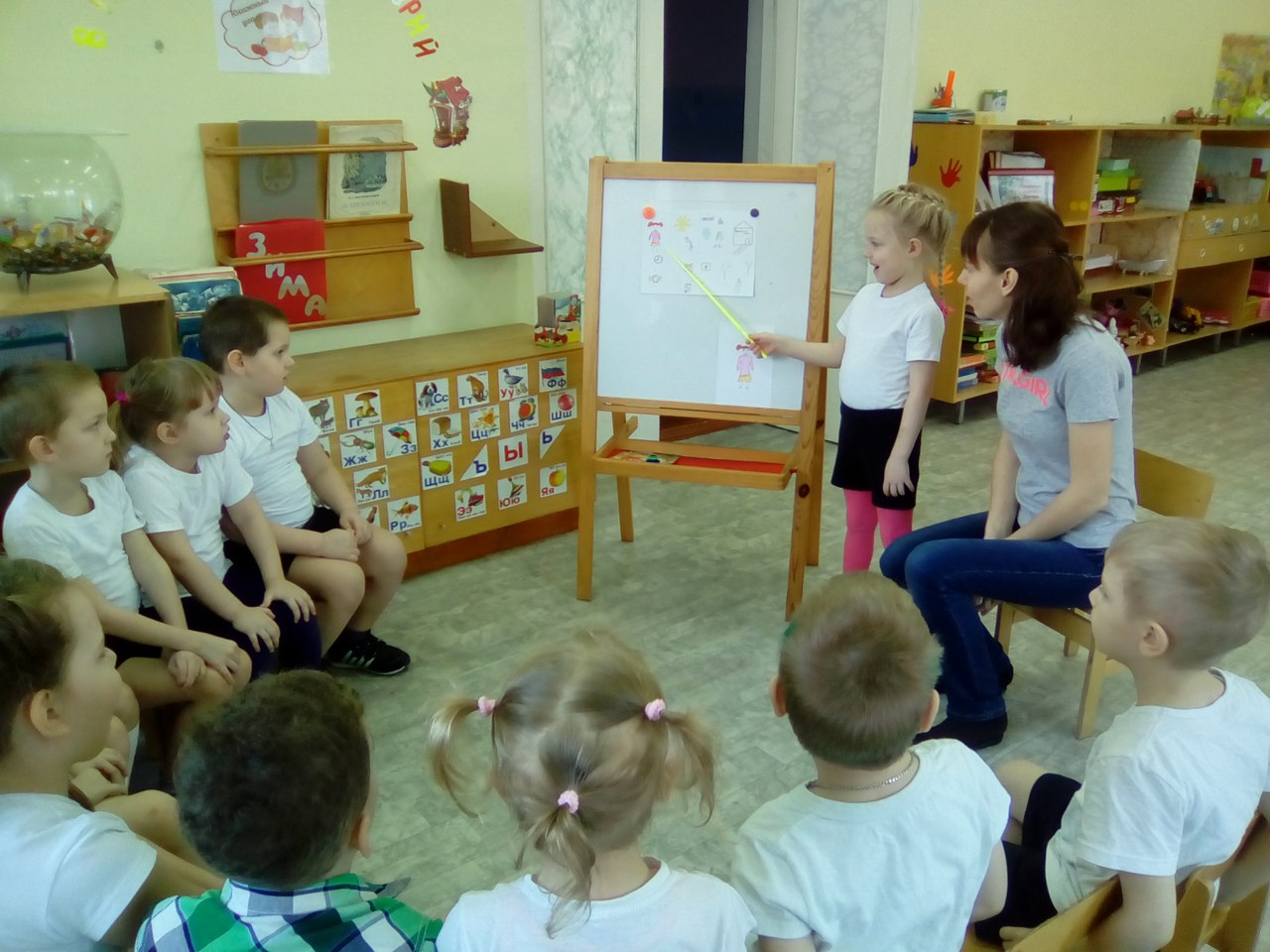 Конспект занятия Полиночка в детском саду первый раз